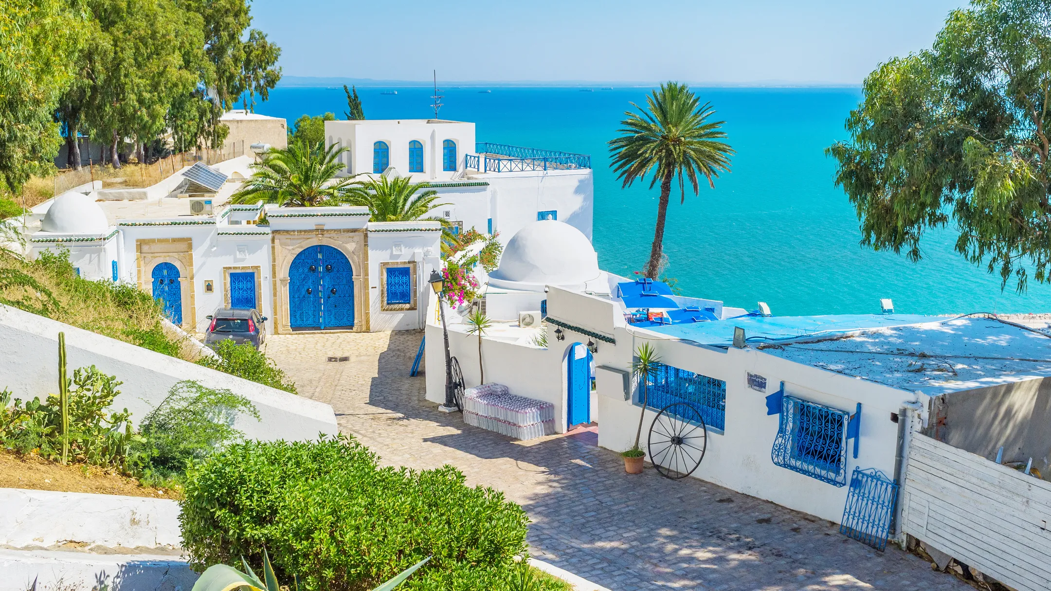 Wybrzeże i Sidi Bou Said